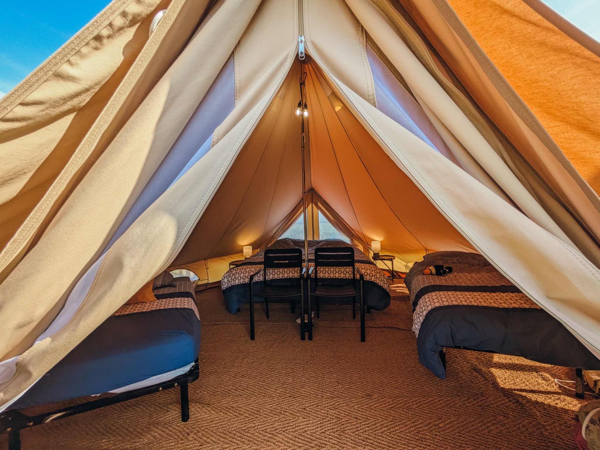 Glampingtent met privéjacuzzi at Les Secrets de la Nature — photo 12