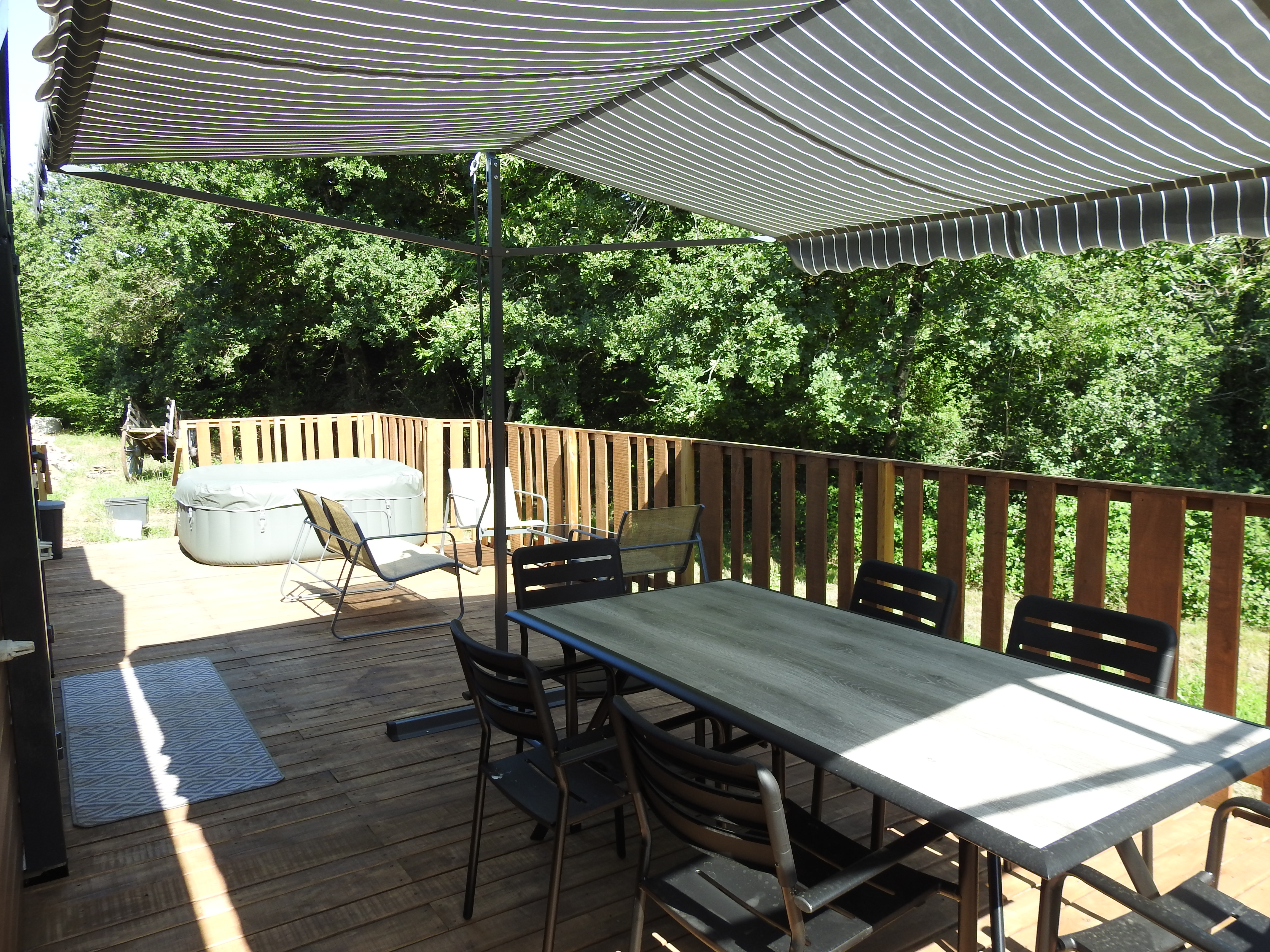 Nature mobile home with spa and air conditioning at Les Secrets de la Nature — photo 5