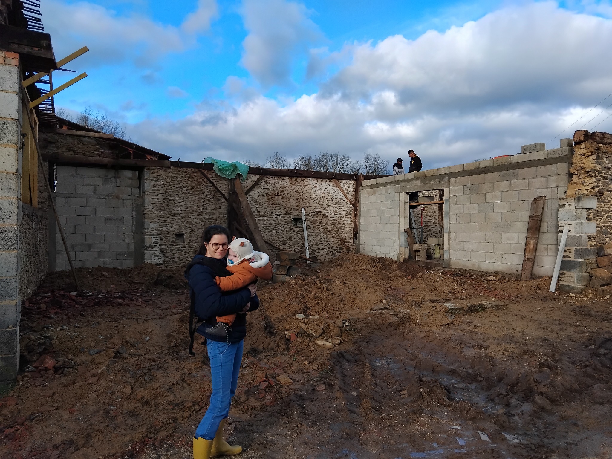 Gezinsleven tijdens de renovatiewerken